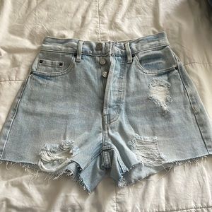 Pacsun ultra high rise vintage short